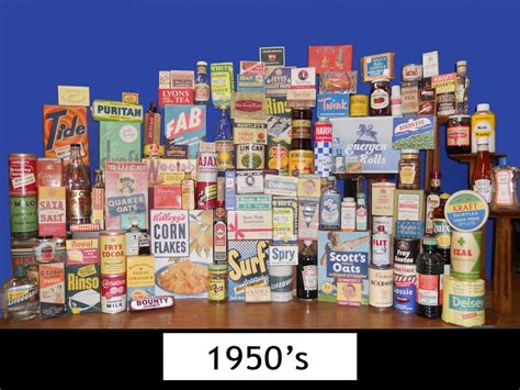 popular brands in 1950s.